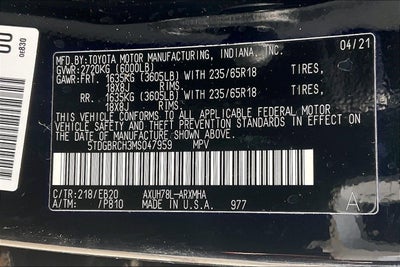 2021 Toyota Highlander Hybrid XLE