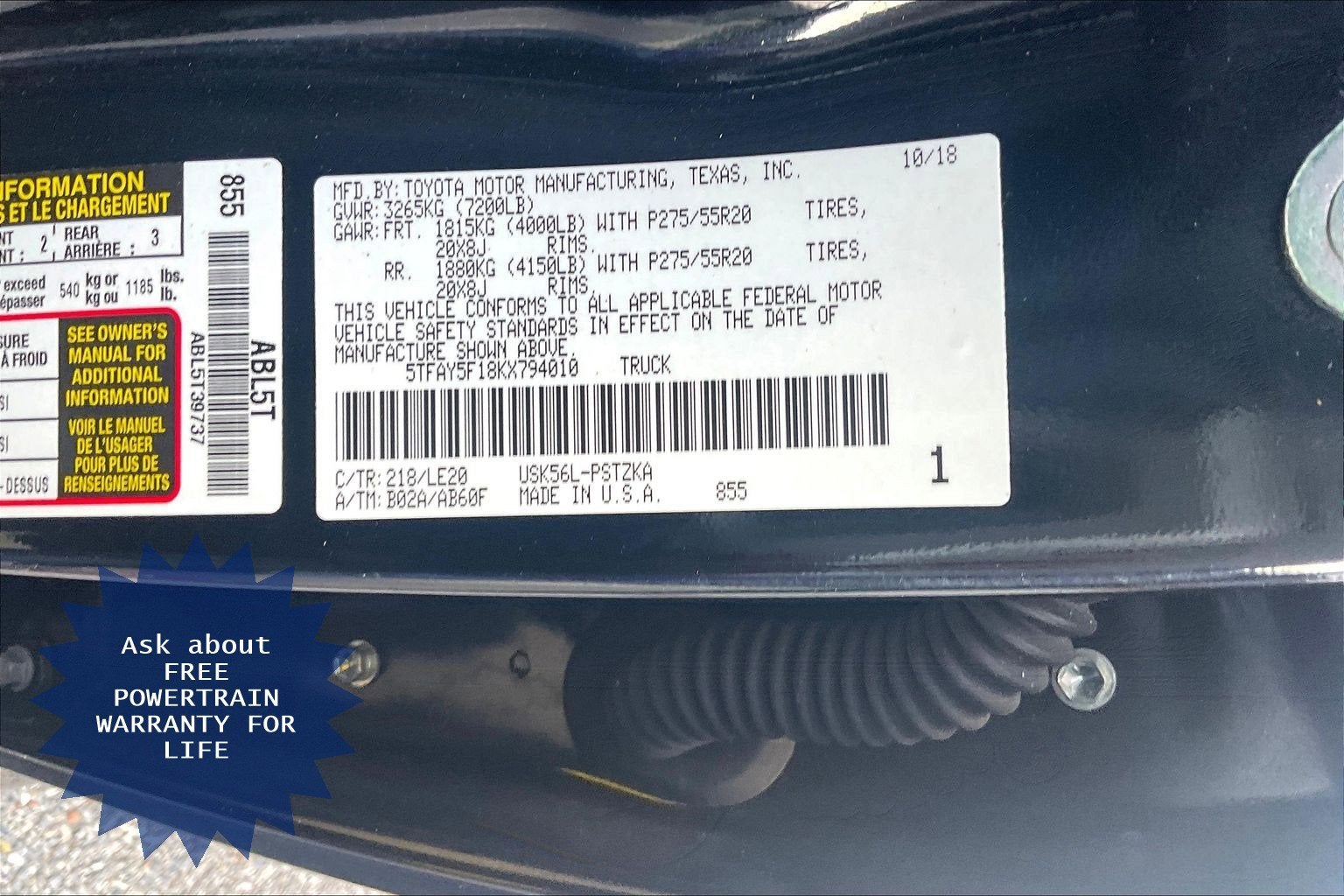2019 Toyota Tundra Platinum