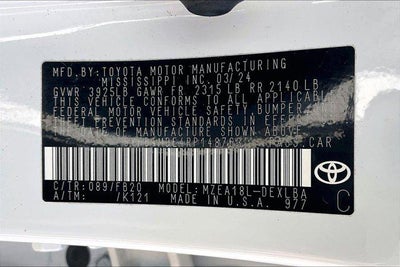 2024 Toyota Corolla LE