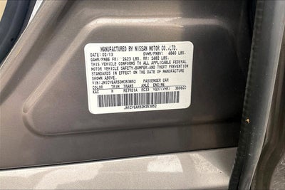 2013 INFINITI G37 Sedan x