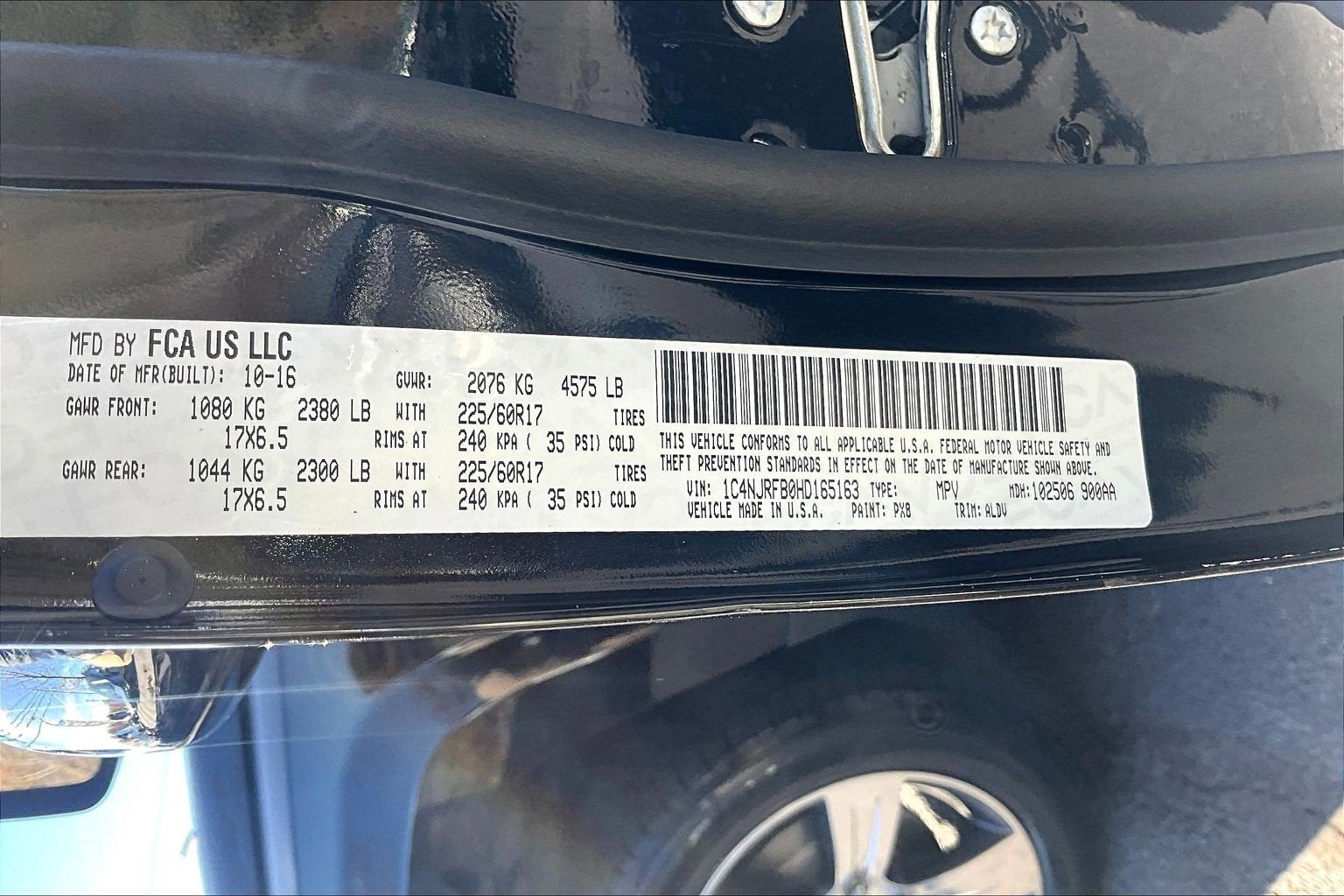 2017 Jeep Patriot High Altitude