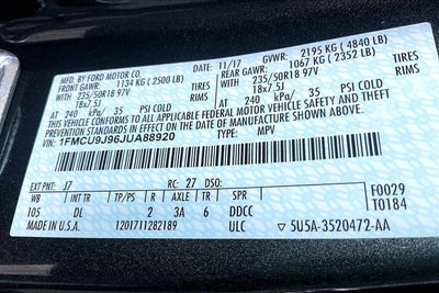 2018 Ford Escape Titanium