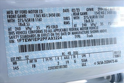 2023 Ford F-150 XLT SPORT