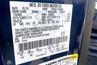 2010 Ford F-150 Lariat