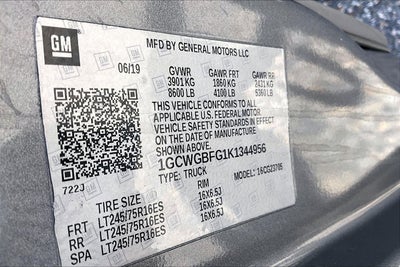 2019 Chevrolet Express Cargo Van G25