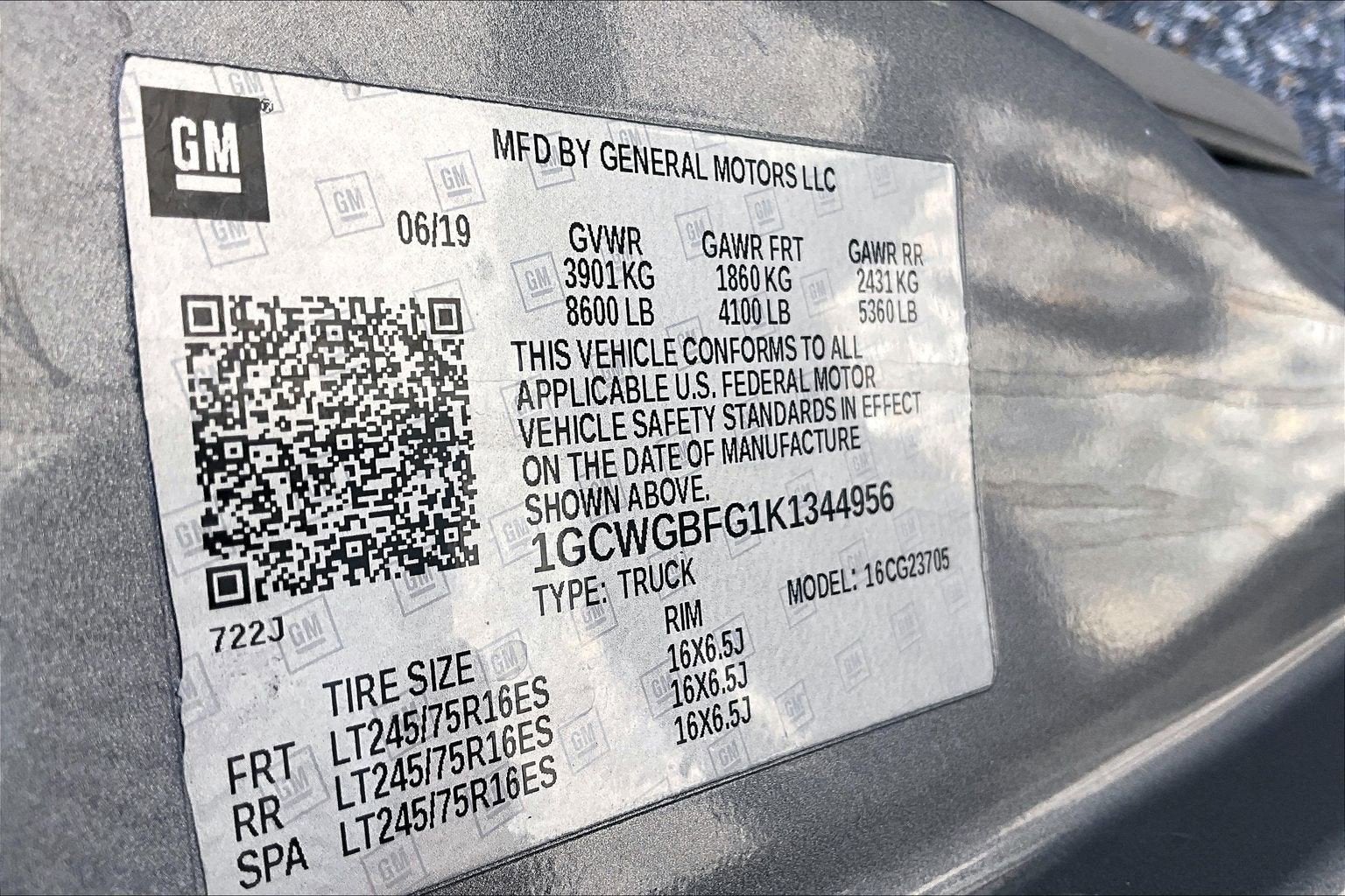 2019 Chevrolet Express Cargo Van G25