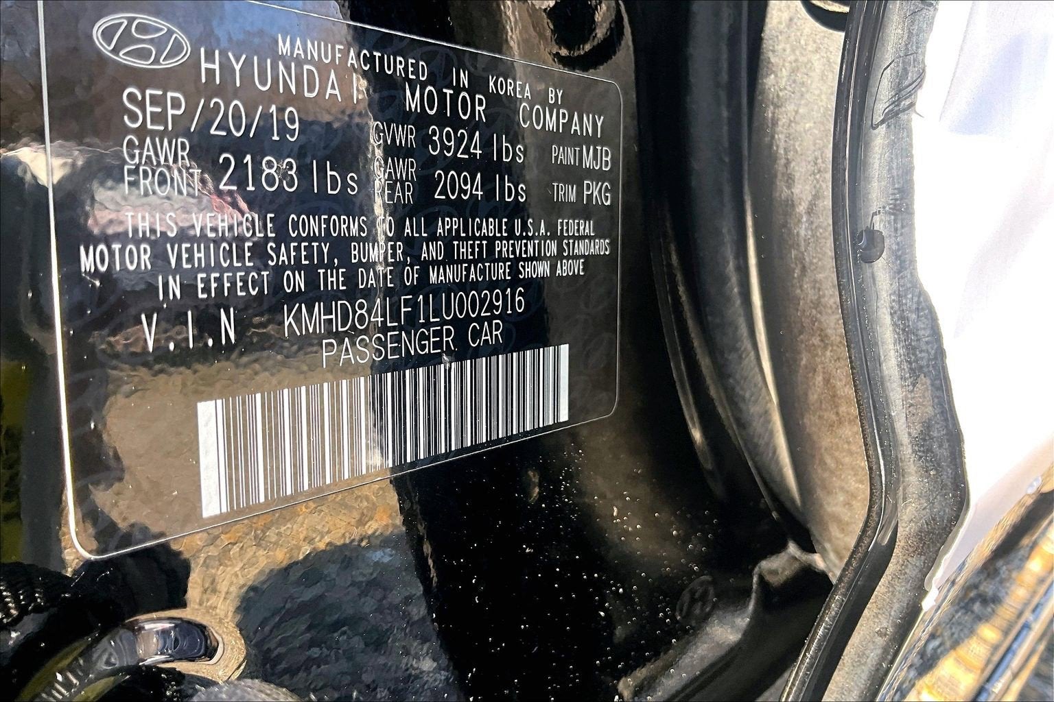 2020 Hyundai Elantra Value Edition