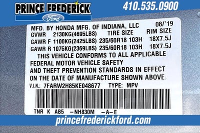 2019 Honda CR-V EX-L