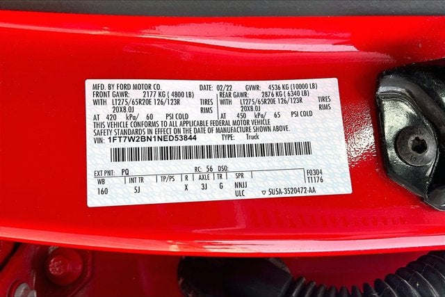 2022 Ford Super Duty F-250 SRW LARIAT