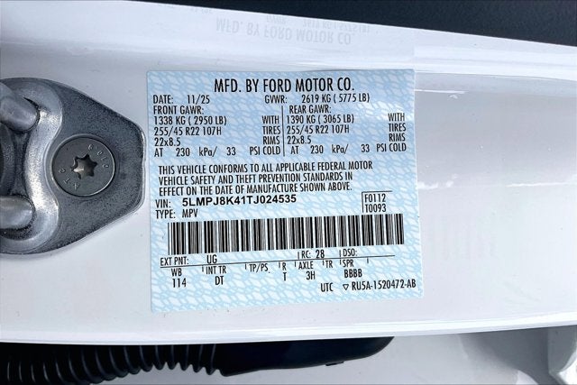 2026 Lincoln Nautilus Reserve