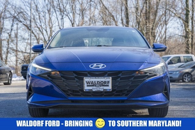 2021 Hyundai Elantra Hybrid Blue