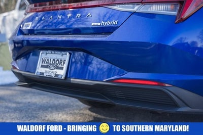 2021 Hyundai Elantra Hybrid Blue
