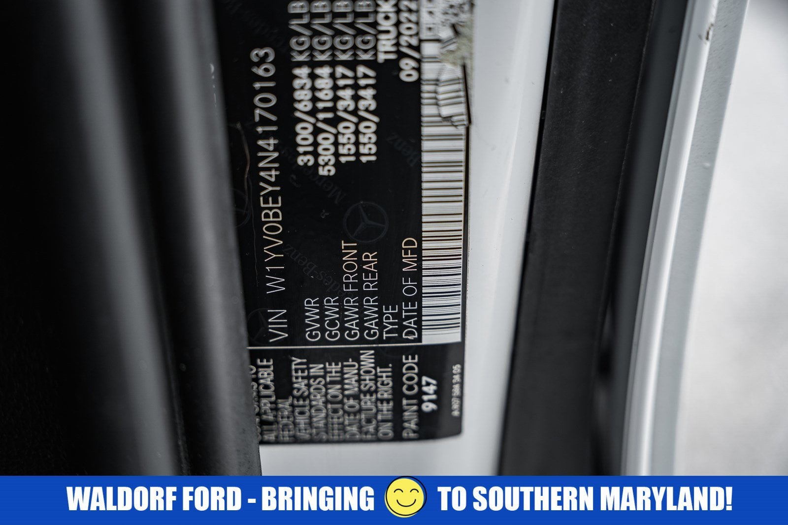 2022 Mercedes-Benz Metris Cargo Van 126 WB Cargo