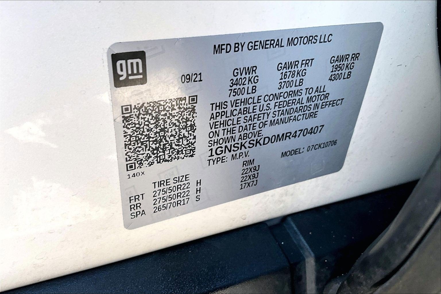 2021 Chevrolet Tahoe Premier