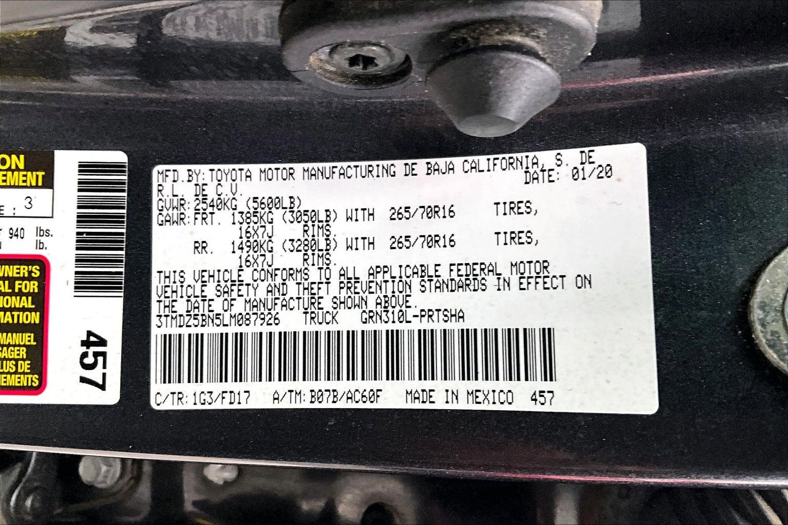 2020 Toyota Tacoma TRD Off-Road