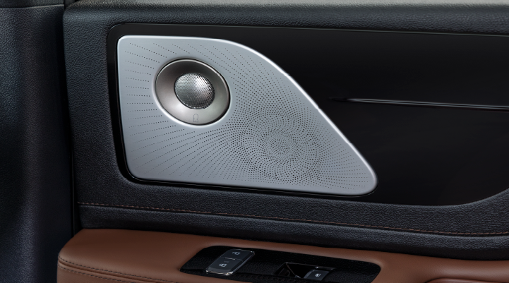 A close-up of a speaker located on the door’s interior is shown. | Lexington Park Ford Lincoln in California MD