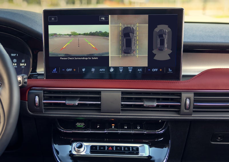 The large center touchscreen of a 2024 Lincoln Corsair® SUV is shown. | Lexington Park Ford Lincoln in California MD