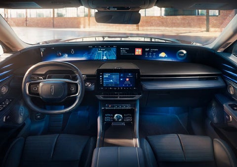 The panoramic display is shown in a 2025 Lincoln Nautilus® SUV. | Lexington Park Ford Lincoln in California MD