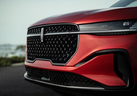 The sleek grille of a 2026 Lincoln Nautilus® SUV with the available Jet Appearance Package makes a bold statement. | Lexington Park Ford Lincoln in California MD