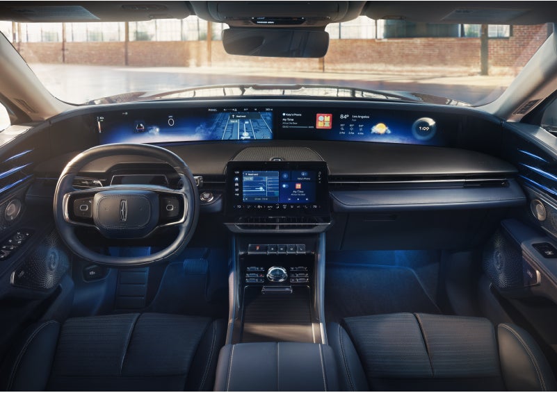The panoramic display is shown in a 2026 Lincoln Nautilus® SUV. | Lexington Park Ford Lincoln in California MD