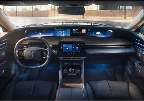 The panoramic display is shown in a 2026 Lincoln Nautilus® SUV. | Lexington Park Ford Lincoln in California MD