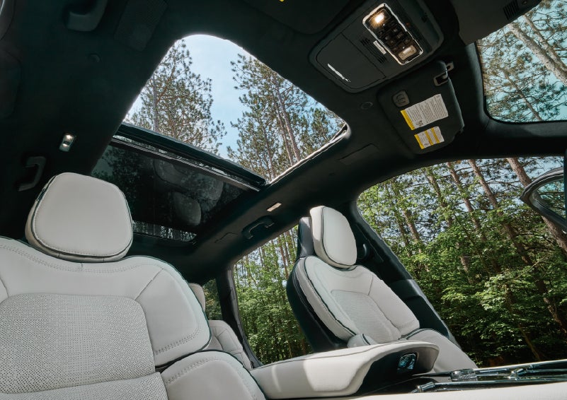 The front seats of a 2027 Lincoln Aviator® Black Label™ SUV | Lexington Park Lincoln in California MD